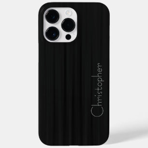 Coque Pour Pour iPhone 14 Pro Max Impression en acier inoxydable noir Titane