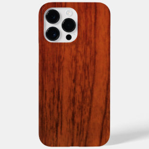 Coque Pour Pour iPhone 14 Pro Max Impression en bois d'acajou