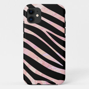 Coque Case-Mate Pour iPhone Impression noire et rose Zebra