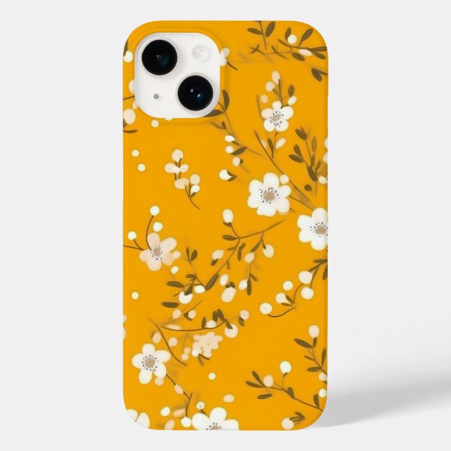 Coques Case-Mate iPhone Impression Posy Sur Or (Verso)