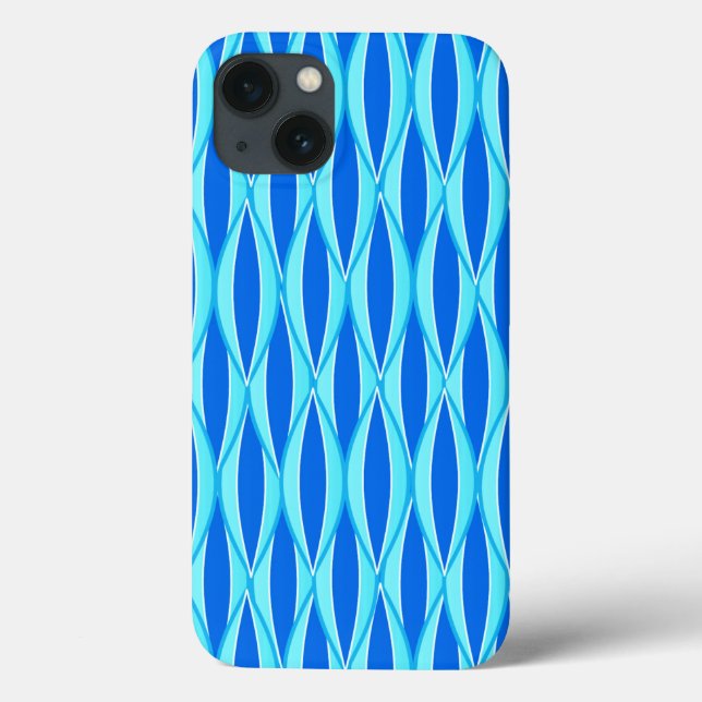 Coques Case-Mate iPhone Impression ruban du milieu du siècle - nuances de  (Verso)