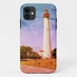 Case-Mate iPhone Case Impression sur toile du phare de Cape May