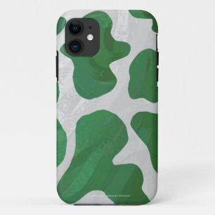 Coques Pour iPhone Impression verte et blanche de vache