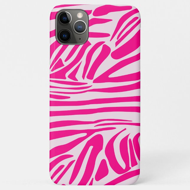 Coques Case-Mate iPhone Impression zèbre rose (Dos)