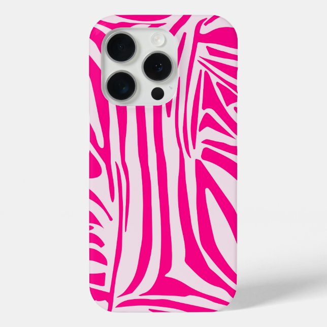 Coques Case-Mate iPhone Impression zèbre rose (Verso)