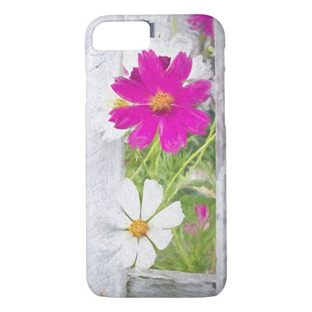 Coques Case-Mate iPhone Impressionnisme du jardin Cosmos (Dos)