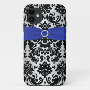 Case-Mate iPhone Case IMPRIMÉ RIBBON Noir, Bleu, Argent Damas iPhone 5