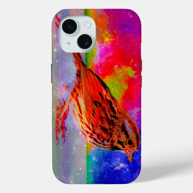 Coques Case-Mate iPhone Imprimer l'art du rêve d'oiseaux cosmiques" (Verso)