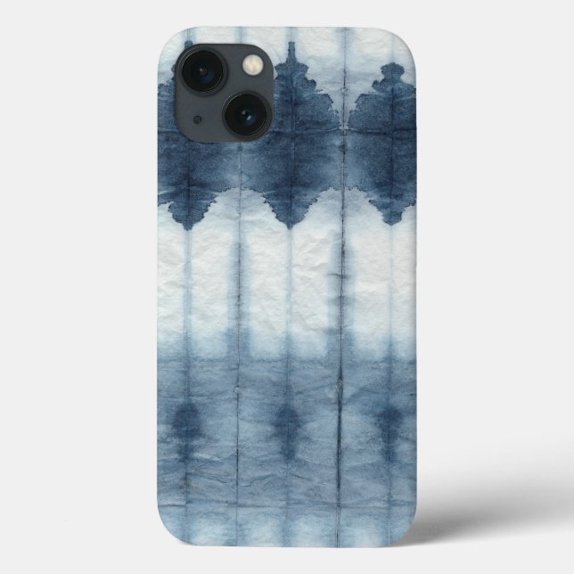 Coques Case-Mate iPhone Imprimer Shibori Indigio (Verso)