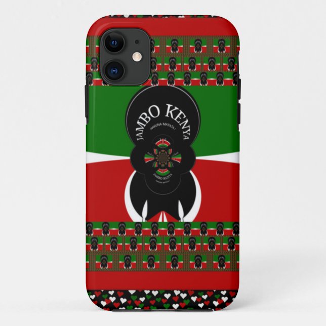 Coques Case-Mate iPhone Imprimerie d'art Jambo Kenya (Dos)