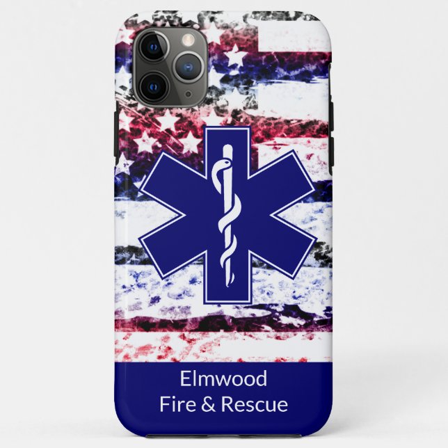 Coques Case-Mate iPhone Incendie et Secourt de ville personnalisée  (Dos)
