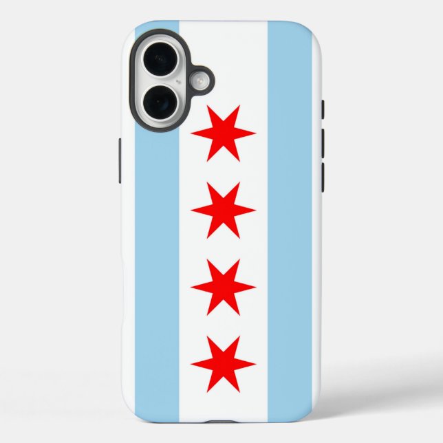 Coques Case-Mate iPhone Indicateur Apple iPhone 16 Plus Coque-Mate Chicago (Verso)