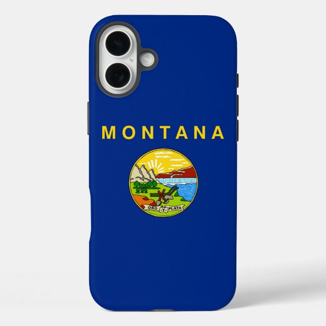Coques Case-Mate iPhone Indicateur Apple iPhone 16 Plus Coque-Mate Montana (Verso)