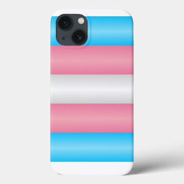 Coques Case-Mate iPhone Indicateur de fierté transgenre (Verso)