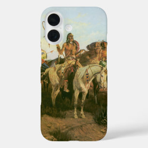 Coques iPhone 16 Indiens vintages, Prowlers of the Prairie, Seltzer