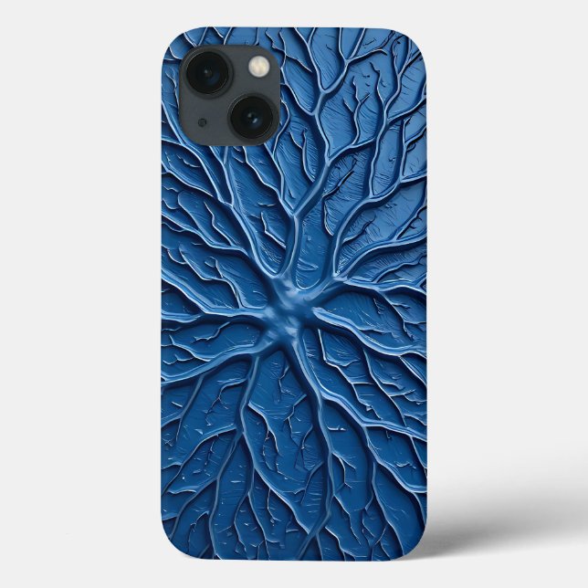 Coques Case-Mate iPhone Indigo Branch Texture iPhone Case Protective Art (Verso)