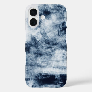 Coques iPhone 16 Indigo Brushstroke Chaos