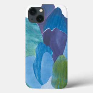 Etui iPhone 13 Indigo faux I