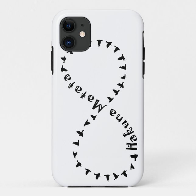 Coques Case-Mate iPhone Infini Hakuna Matata (Dos)