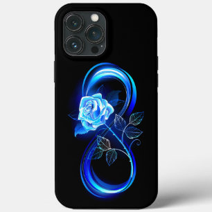 Case-Mate iPhone Case Infini lumineux avec rose bleue