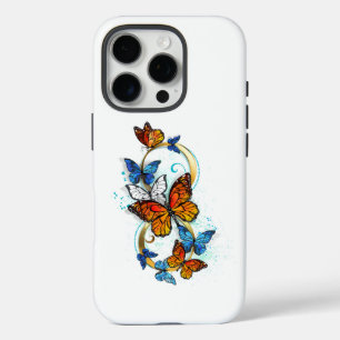 Coques iPhone 16 Pro Infinité de papillons monarques