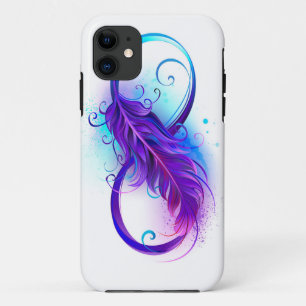 Case-Mate iPhone Case Infinity with purple feather