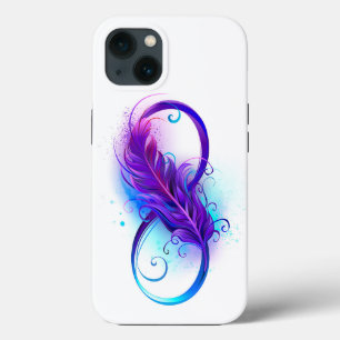 Case-Mate iPhone Case Infinity with purple feather
