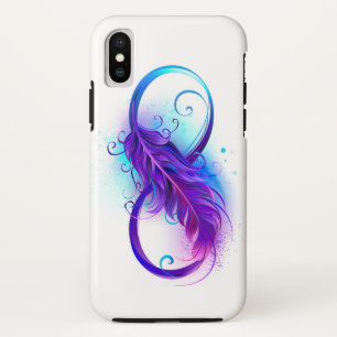 Case-Mate iPhone Case Infinity with purple feather
