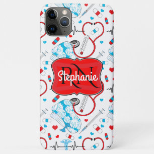 Case-Mate iPhone Case Infirmière Cute Stethoscope Nom du Motif Dr EKG