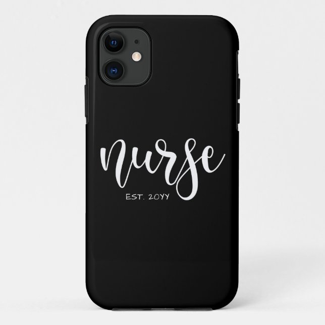 Coques Case-Mate iPhone Infirmière Est Année sur mesure Étudiante Infirmiè (Dos)