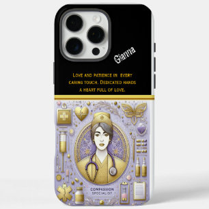 Coques iPhone 16 Pro Max Infirmière Praticien Symbolisant la Compassion et