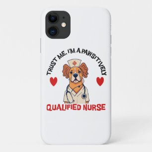 Case-Mate iPhone Case Infirmière Qualifiée Pawsitivement