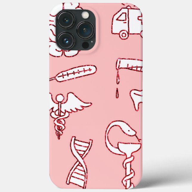 Coques Case-Mate iPhone Infirmière soignante Médecin Médicale MD Hospital (Verso)