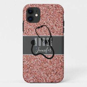 Case-Mate iPhone Case Infirmière Stethoscope Médicale Parties scintill