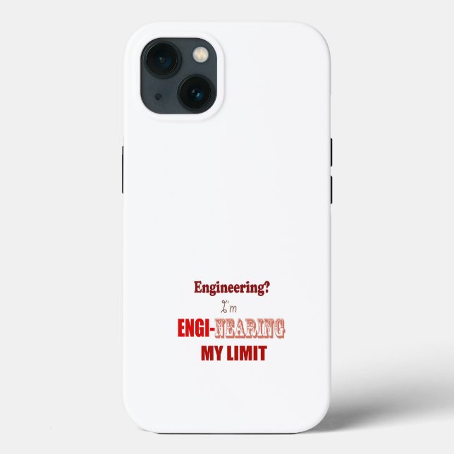 Coques Case-Mate iPhone ingénierie ma limite (Verso)