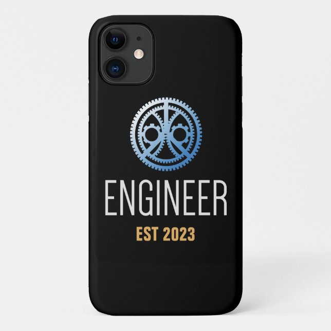 Coques Case-Mate iPhone Ingénieur établi, Ingénieur diplômé sur mesure (Dos)