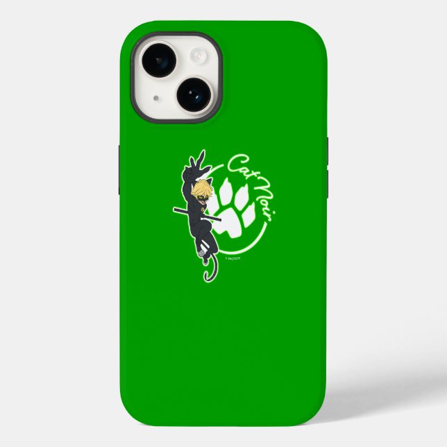 Coques Case-Mate iPhone Insigne Cat Noir (Verso)