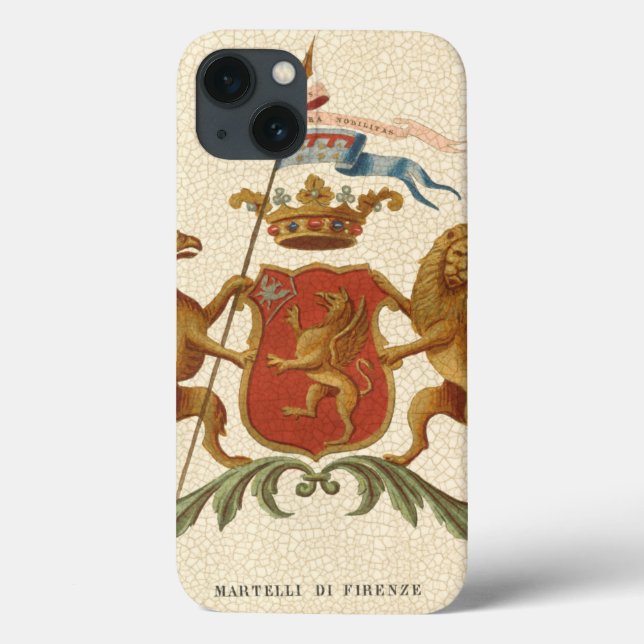 Coques Case-Mate iPhone Insigne héraldique avec Griffin et Lion (Verso)