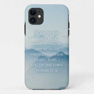 Case-Mate iPhone Case Inspiration de la foi chrétienne Attendez sur le 