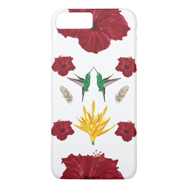 Coques Case-Mate iPhone Inspiration des colibris (Dos)