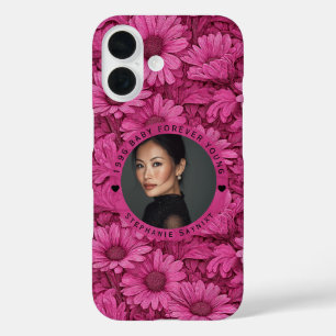Coques iPhone 16 Inspiration Marguerite 18e Anniversaire Moderne