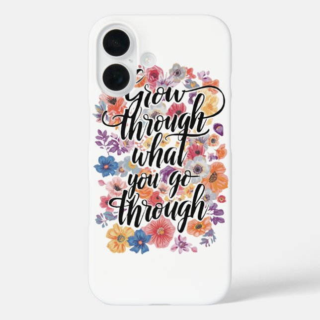 Coques Case-Mate iPhone Inspirational Resilience and Strength Message (Verso)