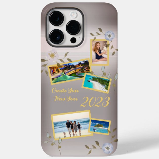 Coques Case-Mate iPhone Inspiring Silver Creative Vision Board Photos 2023 (Verso)