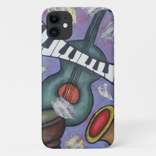 Case-Mate iPhone Case Instruments de collage de musique peint à la main