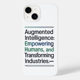 Coque Pour iPhone 14 Intelligence Augmentée - Donner du pouvoir aux hum