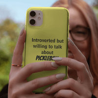 Introverted mais prêt à parler Pickleball Funny