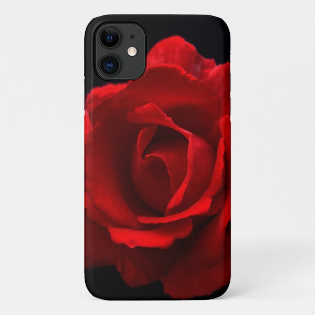 Coques Case-Mate iPhone Ipha de Rose rouge (Dos)