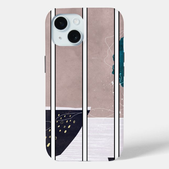 Coques Case-Mate iPhone iphone 15 abstract case design (Verso)