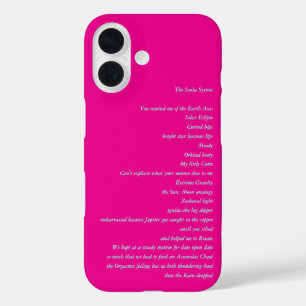 Coques iPhone 16 iphone 16 Boîtier de téléphone rose Soula System