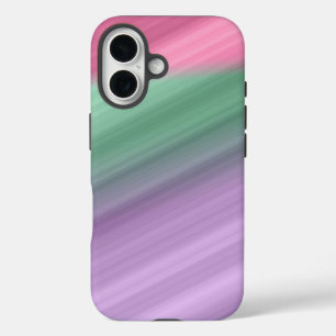 iPhone 16 coques de coéquipier avec des lignes dia